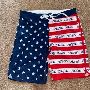 Yes Yee American flag swimsuit
